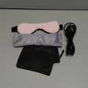 Heated Eye Mask  Warm Compress for Dry Eyes, USB Electric Heating Pad for Stye & Chalazion Eye Treatment, Eye Sleep Mask for Dark Circles and Puffiness Relief (Pink)