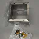 Lockable Stainless Steel Electrical Outlet Cover Heavy-Duty Anti-Theft Socket Protection Box for Outdoor and Indoor Use