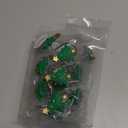 Twofishes Xmas Tree Shower Curtain Hooks Set of 12 Decorative Rust Proof Christmas Tree Shower Curtain Rings Pack of 12