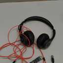 USB Headset with Microphone for PC, On-Ear Computer Laptop Headphones with Noise Cancelling Mic in-line Control for Home Office Online Class Zoom (Type C+3.5mm, Black)