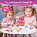 Shake-its Glitter Craft Kits, DIY Art Kit for Kids - Fun Shake Art Supplies, Creative Arts and Crafts Activity Gifts for Girls & Boys Ages 4 5 6 7 8 9 (Flowers & Butterflies)
