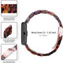 FitTurn Resin Bands Compatible with Amazfit Bip 6/Bip 5/Pace/Cheetah/Stratos 2 3/GTR 4/GTR 3/GTR 3 Pro/GTR 2/GTR 2e/GTR 47mm Watch Replacement 22mm Stylish Bracelet Resin Sport Strap Wristbands for Huawei Watch GT5/GT5 Pro 46mm