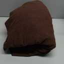 Asnomy Couch Covers for 3 Cushion Couch Sofa pet Friendly, 3 Seater Sofa Cover Washable Slipcovers, Protector Furniture Covers for Dogs Jacquard Fabric Small Checks Large Chocolate