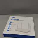 DBIT AC1200 Dual Band Mesh WiFi Router Long Range Wireless Internet Router with 4 x High-Power FEMs, 4 x 10/100/1000 Mbps Gigabit Ports, WPA3 Security, Parental Controls, Guest Network (T18-21K Pro)