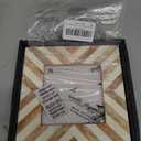 Handicrafts Home 4x4 Photo Picture Frames, Art Wall Hanging Décor - Chevron-Brown