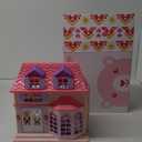 Boley American Doll House - 21 Pc Kids & Toddler Toy House Playset with Furniture, Dolls, Lights & Sounds, Foldable Portable Dollhouse for Girls & Boys