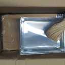 Leafiew 50 Pack 7x5 Inches Charcuterie Boxes with Clear Lids - Individual To Go Paper Charcuterie Board with Lid, Disposable Food Containers for Desserts, Cookie, Food, Charcuterie Accessories