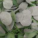 CQURE 12 Pack 84Ft Eucalyptus Garland,Artificial Eucalyptus Leaves Table Greenery Garland Wreath Vines for Wedding Party Table Fireplace Bedroom Wall Room Decor