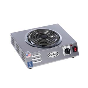 Cadco Hot Plates Use & Care Manual Models CDR-1T, CDR-2C, LKR-220, CSR-1CH, CSR-1T, CSR-2C & CSR-3T CSR-3T 14" Electric Portable Countertop Hi-Power Hot Plate with One Tubular Burner, Stainless Steel, 220 Volts