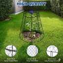 Garden Cloches for Plants - Set of 6 Chicken Wire Plant Cages and Plant Protectors from Animals, 17.7" H x 12.8" D, Outdoor Vegetable and Flower Cages, Sapbontchi Chicken Wire Cloche