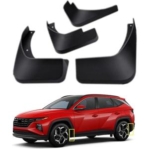 Mud Flaps Kit for 2024 Hyundai Tucson 2022 2023 Mud Splash Guard Fender Front and Rear 4-PC Set