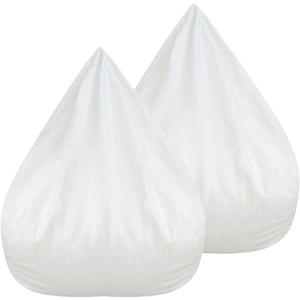 2PCS Pack Inner Liners for Bean Bag Chair, Bean Bag Inner Liner, Giant Inner Liners for Bean Bag Chairs, Easy Cleaning Cover Seat Lazy Sofa Bean Bag, Zipper Opening No Filler (80 x 90cm/31.5 x 35.4 in), 31.5 inches x 31.5 inches x 27.6 inches