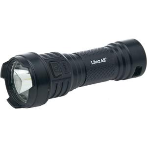 Litezall Rechargeable 120 Lumen Flashlight Black