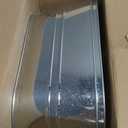 2 Pack 4 Gallon Galvanized Tub Ice Buckets for Parties Portable Beverage Tub with Handles Champagne Bucket Metal Ice Buckets for Cocktail Bar with Ice Scoop