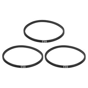 uxcell 3 Pcs 3L210 Classic Wrapped Rubber V-Belt, 21"(533mm) Outside Circumference, 3L Profile V Belt 3/8" Width 7/32" Height