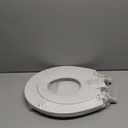 Mayfair NextStep Slow-Close Toilet Seat with Built-In Toddler Potty Training Seat, Removable, White, Round