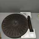 Sunnyglade 18" 30.2-lbs Heavy Duty Round Antiqued Umbrella Base for Patio, Outdoor - Bronze