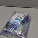 Blue Happy Birthday Decorations, 41 Pack Happy Birthday Banner, Balloons, Backdrop, Hanging Swirl, Honeycomb Ball and Circle Dot Garland Supplies for Birthday Party