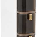 Narrow Bathroom Storage Cabinet 4-Tiers Bathroom Storage Cabinet with Removable Wheels for Small Spaces, Bathroom, Kitchen, Laundry (16.14*7.09*38.58 in-4 tiers)