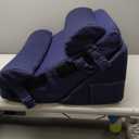 Bedluxe Adjustable 4pcs Bed Wedge Pillow Set, Memory Foam Wedges Pillow Post Surgery for Back, Neck, Leg Pain Relief, Pillows Wedge for Sleeping, Sitting up in Bed, Acid Reflux and GERD, Navy Blue (Adjustable 9&12 Inch + 2 Head Pillow)