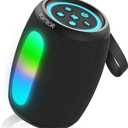 Bluetooth Speaker - Portable Bluetooth Speaker: Powerful Loud Sound/36H Playtime/8 LED Light Modes/TWS Pairing/IPX5 Waterproof/BT 5.3｜for Outdoor/Party/Travel/Camping, Beach Essentials, Birthday Gifts