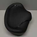 Noseless Bike Seat Cushion for Men & Women - Extra Padding & Comfort Wide Bicycle Seat, Oversized Comfortable Saddle for Peloton Bikes, Exercise Bikes, Electric Bikes, Cruiser Bikes - Black 13"L x 9"W x 4.8"H