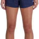 New Balance Women's Rc Printed Short 3" (Blue, XL)