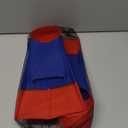 Kids Swim Fins,Short Youth Fins Swimming Flippers,Swim Training Fins for Lap Swimming,for Children Girls Boys Beginners (L[US Women 7.5-9 US Men 6-8 ], Rainbow-FB)