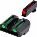TruGlo Fiber Optic Handgun Pistol Laser Sight Accessories Fits Most Smith and Wesson M&P, SD9 and SD40 Models, with TRIDOT Aiming System