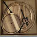 Oungy 3 Tier Wooden Cupcake Stand Tiered Serving Tray Cupcake Tower Wood Dessert Tray for Farmhouse Wedding Birthday Tea Party Kitchen Decor