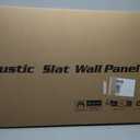 AMZDEPOT Wood Slat Wall Panel, 48'' x 24'' Wood Panels for Wall, 3D Soundproof Wall Panels, Large Acoustic Panels for Interior Ceiling and Wall Decor Noise Reduction, 2 Pack, Oak
