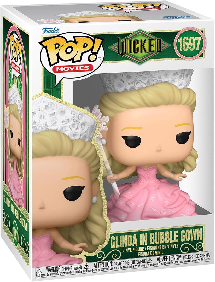 Funko POP! Movies: Wicked - Glinda in Bubble Gown
Official Fantasy Merch - Collectable Vinyl Figurine for Shelf Display - Birthday Gift Idea for Fans and Collectors