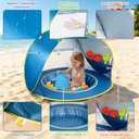Baby Beach Tent Pop Up with Pool Portable Toddler Sun Shade for Beach