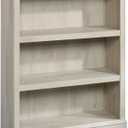 Sauder Miscellaneous Storage 3-Shelf Bookcase/Book Shelf, Chalked Chestnut Finish 