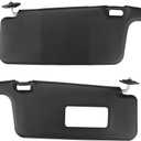 INTGET 2PCS Black Sun Visor for 1996-2000 Honda Civic Accessories 1997 1998 1999 Plastic Interior Sunvisor Replacement for Honda Civic Accessories iES CX DX EX EXR HX LX Left & Right Side