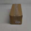 Changsuo Small Cable Management Box with Bamboo Lid for Extension Cord Power Stripe Surge Protector Wire Concealer Organizer Cover Hider (White)