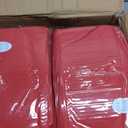 2 Pack Red Round Tablecloths 120 Inch for Dining Tables
Washable Decorative Linen Polyester Table Cover for Banquets Buffets Parties and Weddings