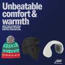 LUTHER PIKE SEATTLE Slipper Socks for Women - Warm, Cozy Socks w/Grippers (Blue)