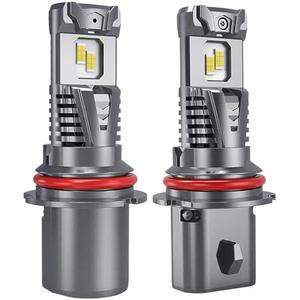 ENVFRVDE 9007 Bulbs 30000Lm 70W 6500K HB5 Fog Lamps with Fan and Thermally Conductive Copper Tube PX29T Plug and Play Pack of 2