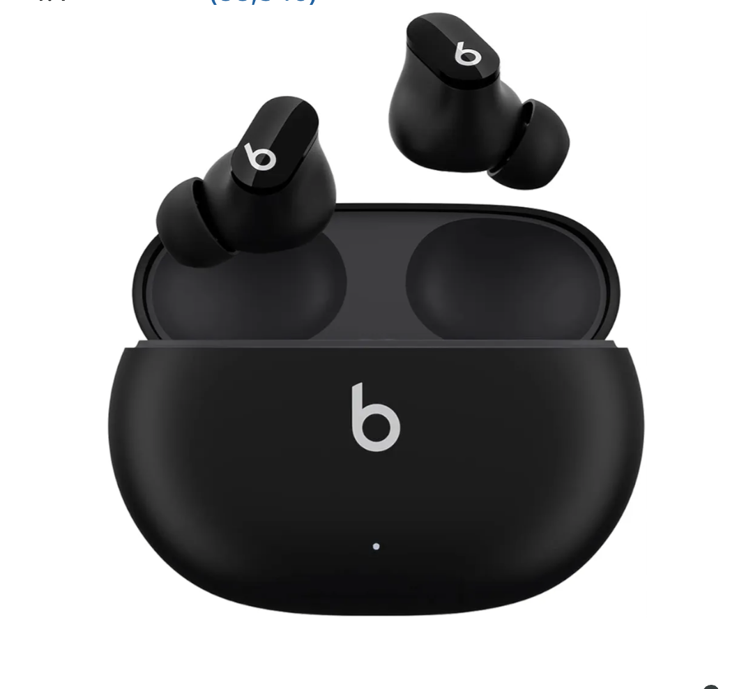 Beats Studio Buds - True Wireless Noise Cancelling Earbuds - Compatible with Apple & Android, Built-in Microphone, IPX4 Rating, Sweat Resistant Earphones, Class 1 Bluetooth Headphones - Black (Missing Parts)
