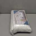 Oubonun 18 x 18 Throw Pillow Inserts, Firm and Fluffy Decorative Square Pillows for Couch Bed Sofa with Soft Cotton Cover White Cushion with Down Alternative Pack of 2