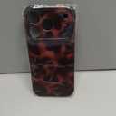 Compatible with iPhone 17 Pro Case for Women, Fashion Fall Tortoise Shell Phone Case, Classic Soft TPU Protective Shockproof Cover Compatible with iPhone 17 Pro 6.3'', Color2