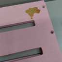 Suzile Pink Wooden Baby Shower Crate Closet Wood Basket for Gifts with Handle Boy Girl Clothes Gender Reveal Storage Box for Newborn New Parent 