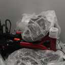 MAXWALK Walkers for Seniors, Rollator Walker with Seat, 12" Big Rubber Wheels All Terrain Rollator Walker with Backrest, Built-in Cable, Cup Holder, Foldable and Height Adjustment for Seniors, Red