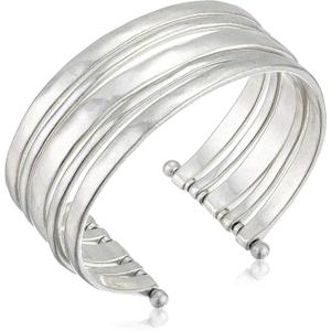 Lucky Brand Women's Cuff Bracelet (One Size, Silver)