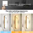Alabaster Wall Sconce,20" Gold Natural Marble Wall Sconces Set of Two, Gypsum LED Dimmable Wall Lamps Modern Indoor LED Wall Light for Living Room, Bedroom, Porch, Dining Room, Stairway, 20in-2Pcs