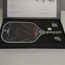 Pickleball Paddle with T700 Raw Carbon Fiber Surface & 16mm STR-Core Power Polymer Core, Premium Pickle Ball Racket Designed for Ultimate Spin & Consistency, USAPA Approved