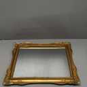 Makeup Mirror for Wall and Desk, Framed Mirror for Home Decor, Bronze Tone Finish