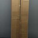 Room Divider Blackout Curtains Flexible Sliding Tracks Sets Ceiling Mounted Rod Window Curtain Privacy Separation for Bedroom Living Rooms,1 Panel Black Drape and Black Track Set-W216xH84 in