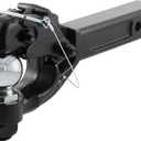 CURT 48006 Pintle Hitch with 2-5/16-Inch Trailer Ball, Fits 2-Inch Receiver, 16,000 lbs, 15-1/4-Inch Length